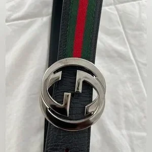 Gucci | Accessories | Gucci Web Belt Greenred Web  display picture 1